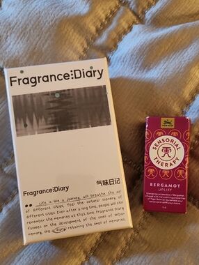 Fragrance: Diary White Tea and Tiger Balm Bergamot